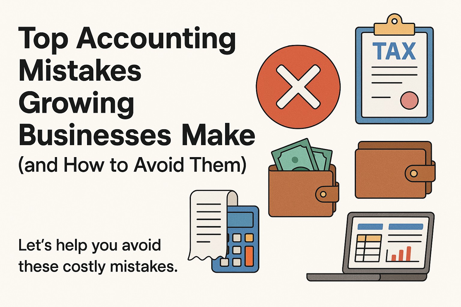 Top Accounting Mistakes Growing Businesses Make (and How to Avoid Them)